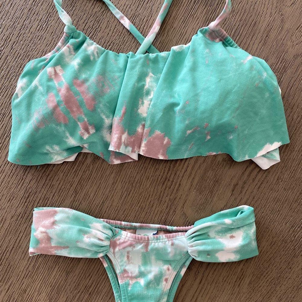 Liquid Tyedye Bathing Suit